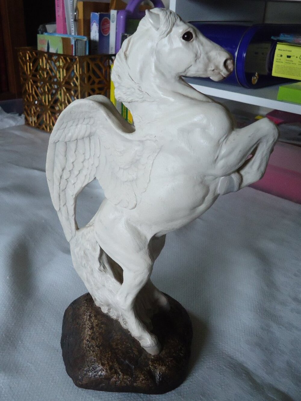 Vintage Windstone Editions Rearing Pegasus Stallion Statue-  rare